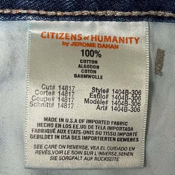 Citizens of Humanity COH Daisy Relaxed Tapered Leg Jeans Women's Size 27 Denim - Picture 15 of 16